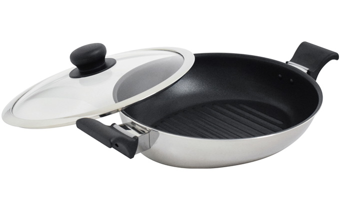 クワトロプラスIH グリルパン26cm