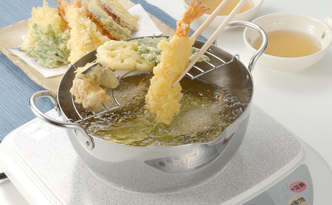 ステンレス揚げ鍋20cm