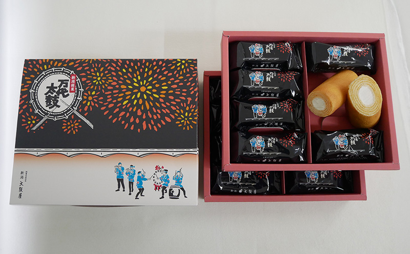 新潟銘菓　万代太鼓 16個入 お菓子 焼菓子 菓子 和菓子