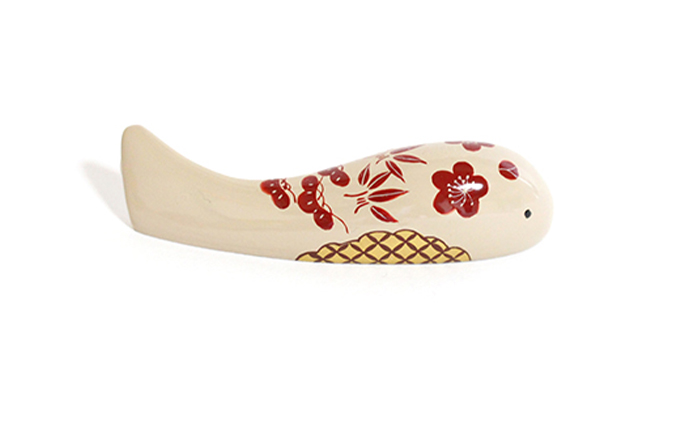 コイオキ 色漆錦鯉 2折（松竹梅金蒔絵）