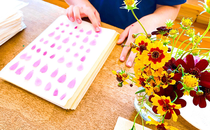 押し花名刺 80枚