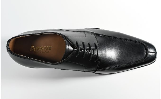 ビジネスシューズ　幅広　AS 580 BL【ブラック】26.5cm