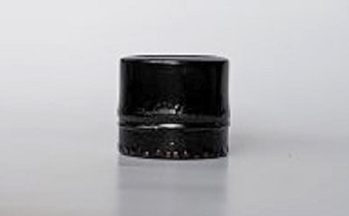 新潟特産竹塗　ペーパーウェイト丸型（茶）