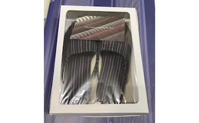 亀田縞　スリッパ　Mサイズ 11-2番