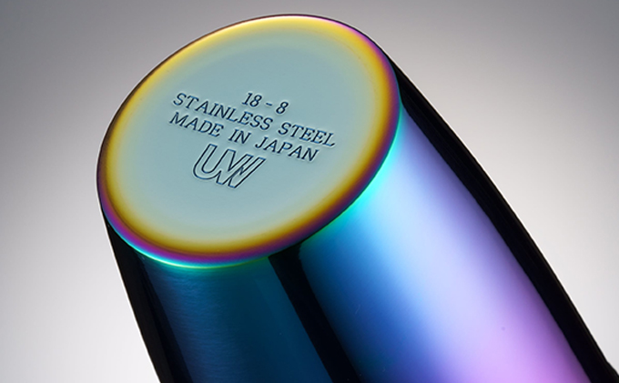 LIFE UW FACTORY タンブラーカラー（ライン2本）レインボー