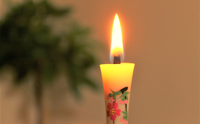 手描き四季の花ろうそく12本入