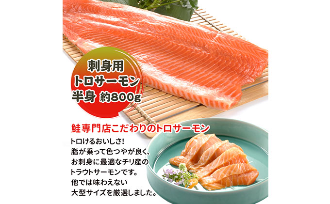 いくら醤油漬け200g＋刺身サーモン800g