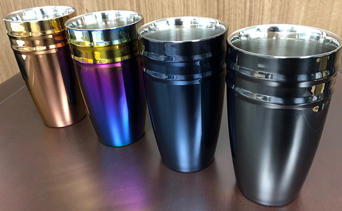 LIFE UW FACTORY タンブラーカラー（ライン2本）レインボー