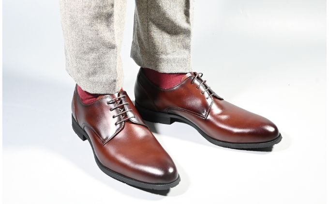 ビジネスシューズ　防水・透湿・防滑 KJ621 BR【ブラウン】24.5cm