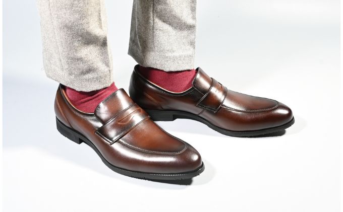 ビジネスシューズ　防水・透湿・防滑 KJ622 BR【ブラウン】26cm