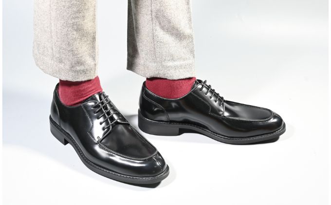 ビジネスシューズ　牛革トラッド　D8801 BL【ブラック】26.5cm