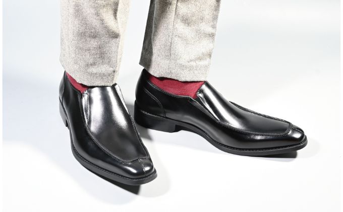 ビジネスシューズ　幅広　AS 581 BL【ブラック】26cm