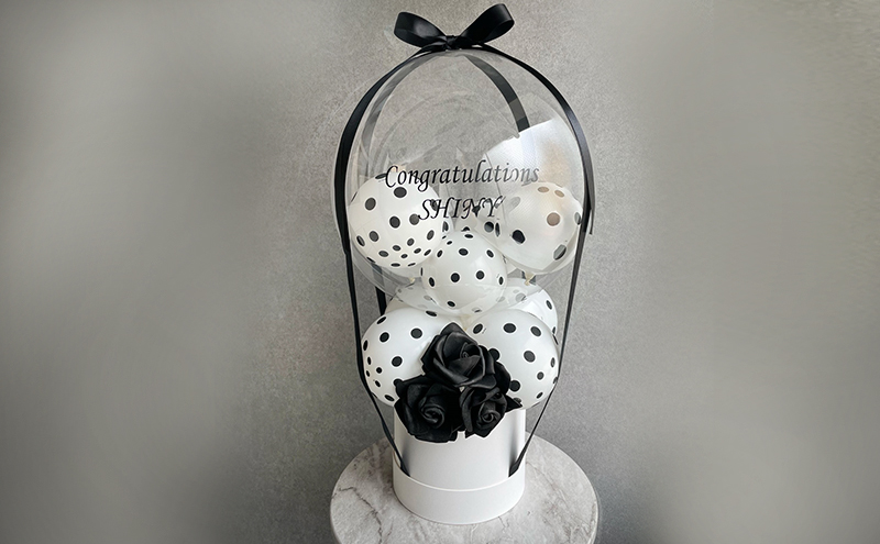 気球型バルーンinバルーン■ドット