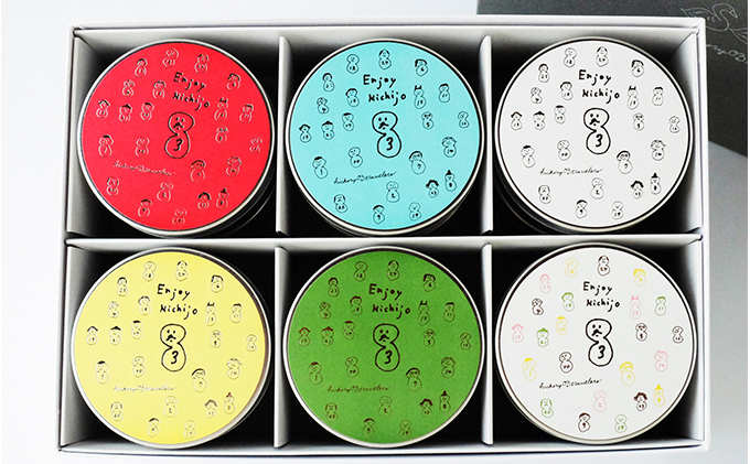 浮き星　雪だるま缶　12個セット