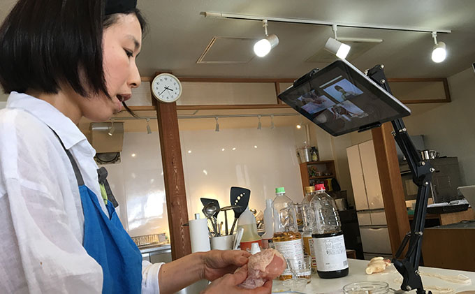 新潟郷土料理教室　オンラインレッスン（1.5時間、2名様分食材発送）