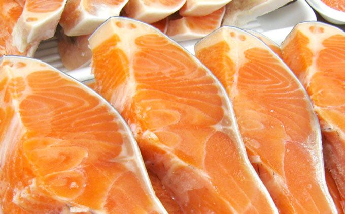 甘塩トラウトサーモン 10切