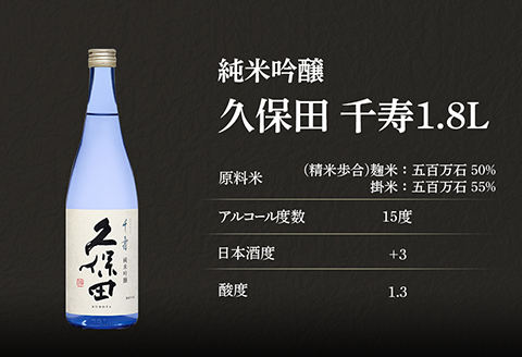 36-66A久保田 千寿 純米吟醸　1.8L