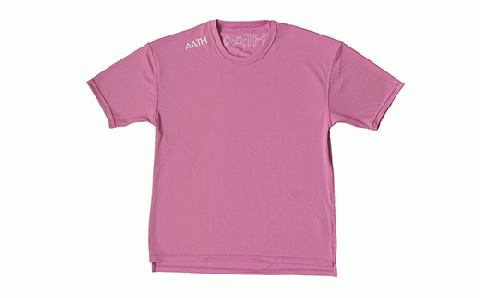 I4-04N【カラー：マゼンタ サイズ：S】リカバリーウェア A.A.TH/ ハーフTシャツ（品番：AAJ99301）