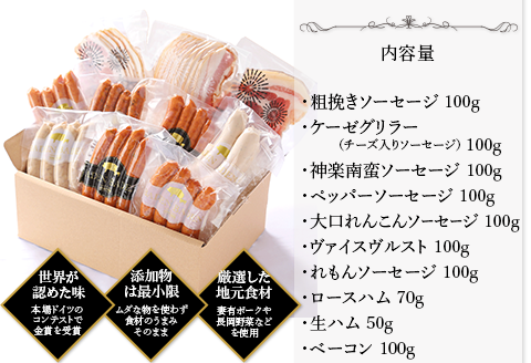 37-13B BADEN　BADEN　ソーセージ・ハム10点セット