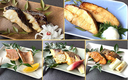 H7-C8【訳あり】個包装漬け魚5切 お試し詰め合わせ