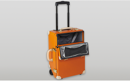 26-05B【オレンジ】トロリーバッグ　プレミアム2