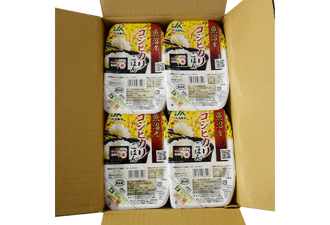 PG12-1新潟県魚沼産コシヒカリ　パックご飯　180g×12パック
