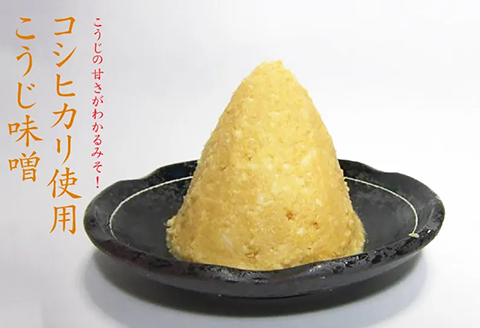81-14コシヒカリ使用こうじみそ　1kg×10個