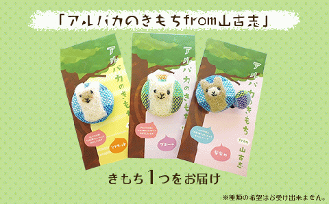 G2-01山古志産のアルパカ雑貨～アルパカ＆どんぐりストラップ/アルパカのきもちfrom山古志～