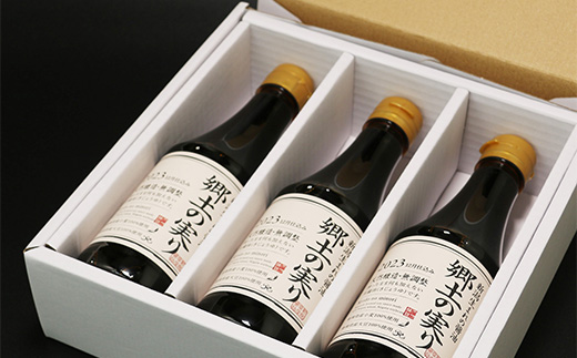 70-12新潟県産醤油 郷土の実り 360ml×3本