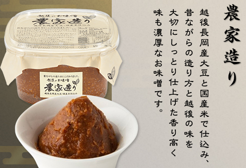 21-12こうじ粒みそ　こしひかり・農家造りセット