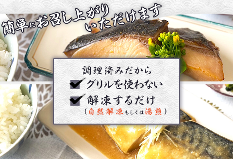 H7-A9調理済み さば味噌煮 ぶり柚庵焼きセット