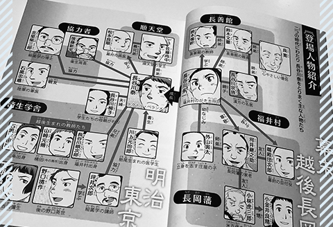 N4-01御当地伝記マンガ　『長谷川泰ものがたり』　医に燃えた明治の越後人　【新装版】