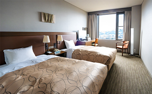 P3-01【ホテルサンローラ】ペアご宿泊券　1泊夕朝2食付き