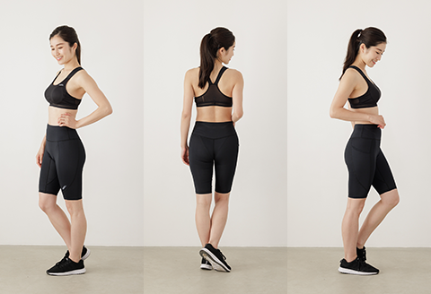 I4-57AA【サイズ：S】A.A.TH for femtech/サニタリーハーフタイツ（品番：AAP85F52）