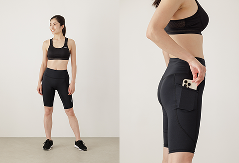 I4-57AA【サイズ：S】A.A.TH for femtech/サニタリーハーフタイツ（品番：AAP85F52）