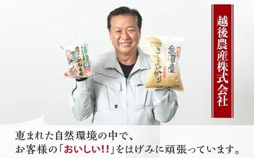 C2-7K056C【6ヶ月連続お届け】新潟県魚沼産コシヒカリ5kg（長岡川口地域）