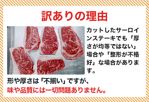 76-66B【訳あり】新潟県産牛（長岡産） サーロイン1ポンドステーキ
