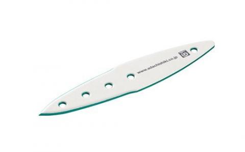 26-03A【ホワイト×グリーン】ペーパーメイドペーパーナイフ