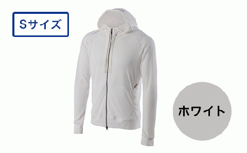 I4-01E【カラー：ホワイト サイズ：S】リカバリーウェア A.A.TH/ メッシュパーカー（品番：AAJ91301）