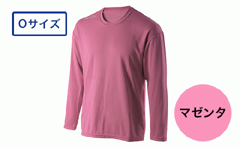 I4-05T【カラー：マゼンタ サイズ：O】リカバリーウェア A.A.TH/ ロングTシャツ（品番：AAJ99302）