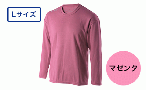 I4-05S【カラー：マゼンタ サイズ：L】リカバリーウェア A.A.TH/ ロングTシャツ（品番：AAJ99302）