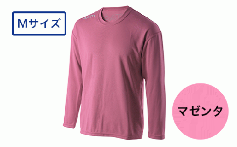 I4-05R【カラー：マゼンタ サイズ：M】リカバリーウェア A.A.TH/ ロングTシャツ（品番：AAJ99302）