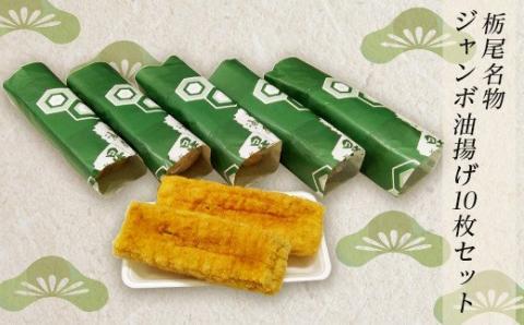 91-07【栃尾名物】ジャンボ油揚げ10枚セット（星長豆腐店）