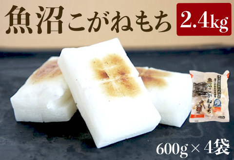 C2-R01A新潟県魚沼産こがねもち（長岡川口地域）2.4kg（600g×4袋）