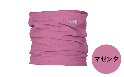 I4-14CA【カラー：マゼンタ】リカバリーウェア A.A.TH/ ネックロール（品番：AAA99605）