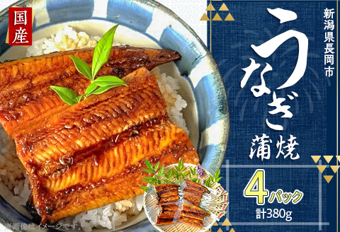 H7-83【簡単調理】国産鰻蒲焼　95g×4パック