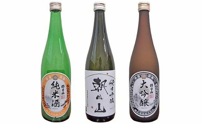 95-A7A朝日山 萬寿盃、朝日山 純米吟醸、朝日山 純米酒