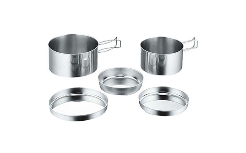 [CAPTAIN STAG] キャンピング食器5点セット （キャプテンスタッグ）【011P032】