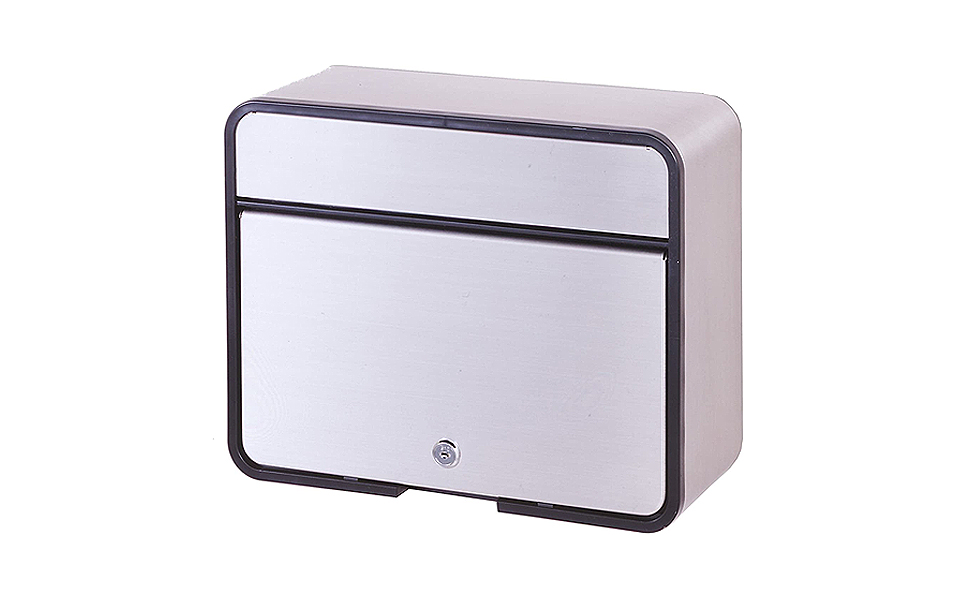 [グリーンライフ] 鍵付ステンレス郵便ポスト（郵便受け）【015P011】