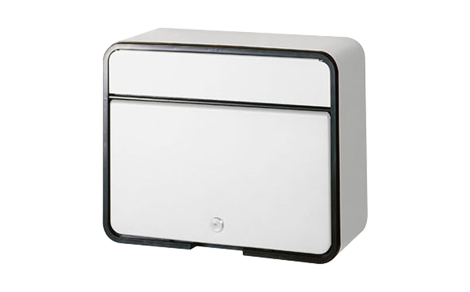 [グリーンライフ] 鍵付スチール郵便ポスト（郵便受け） マットアイボリー【015P014】